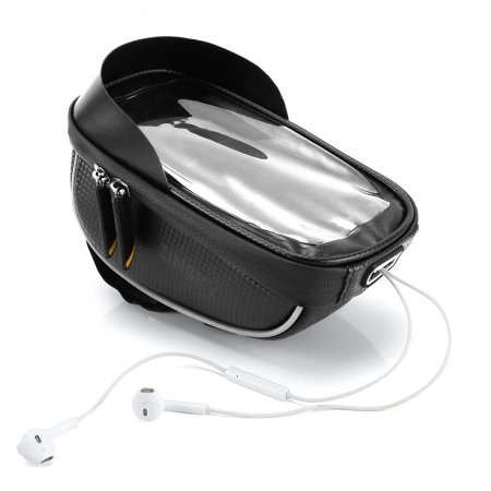 Wozinsky Fahrradlenkertasche mit Handytasche 1l schwarz (WBB16BK)