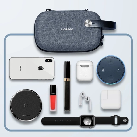 Ugreen case HDD SSD box accessories 20.3 x 12.9 x 7.2 cm gray (50903 LP152)