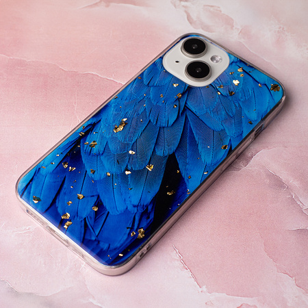 Nakładka Gold Glam do Samsung Galaxy A25 5G (global) Blue