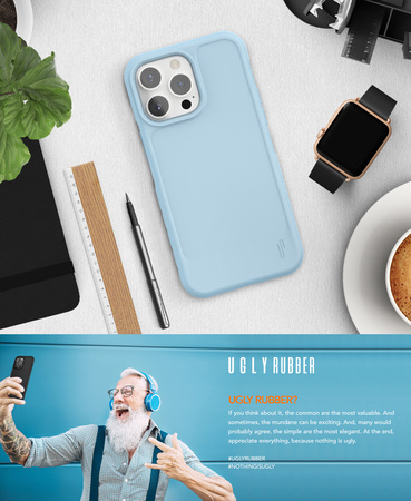 Ugly Rubber nakładka L do iPhone 14 6,1" czarna
