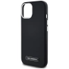 Etui Karl Lagerfeld FW Metal Plate MagSafe na iPhone 15 - czarne