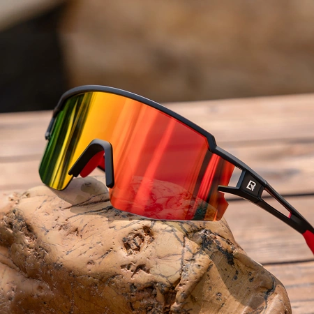 Rockbros Kids Polarized UV Cycling Glasses - Pink