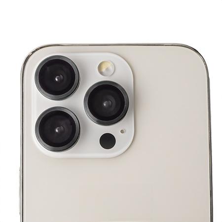 Pojedyncze szkło na aparat do iPhone 12 Mini / iPhone 12 / iPhone 11 czarna ramka