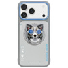 Etui Nimmy Glasses Cool Dog MagSafe do   iPhone 17 Pro Max szary