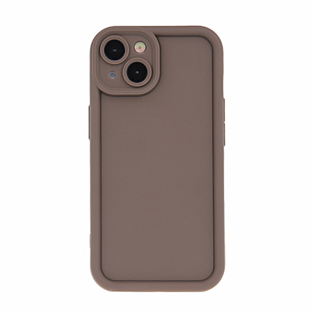Nakładka Rim TPU do iPhone 12 Pro 6,1&quot; brązowa