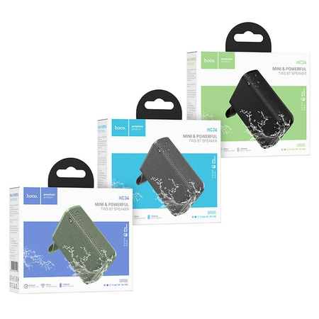 Głośnik bluetooth 5W 4h Hoco HC34 zielony