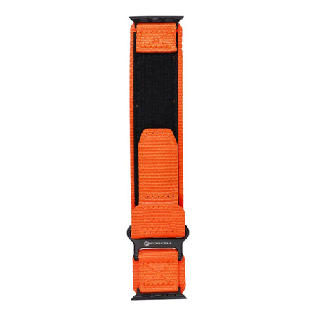 FORCELL F-DESIGN FA05 pasek nylonowy do APPLE Watch 38 / 40 / 41 mm pomarańczowy