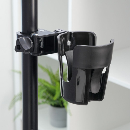 Uchwyt na bidon z zestawem montażowym FSCGE-105 czarny