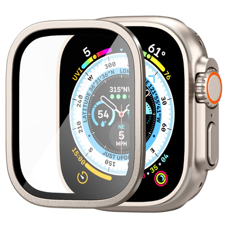 GEHÄRTETES GLAS Spigen GLAS.TR SLIM PRO Apple Watch ULTRA (49 MM) TITAN