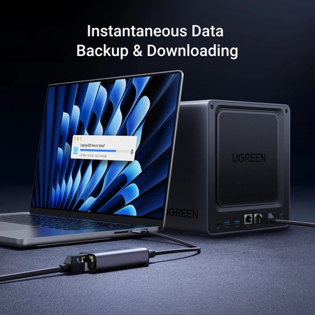 Ugreen CM648 USB-C to RJ45 Ethernet 2.5G adapter - gray