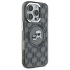 Karl Lagerfeld nakładka do iPhone 16 Pro 6,3&quot; KLHMP16LHMCKMHK czarna Hardcase IML Monogram Karl&Choupette Head MagSafe
