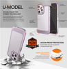 Ugly Rubber nakładka UMODEL do iPhone 15 Pro Max 6,7&quot; clear różowa