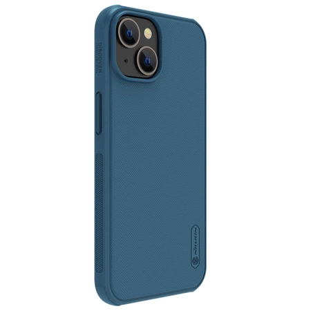 Nillkin Super Frosted Shield Pro magnetische Hülle für iPhone 14 Plus mit MagSafe magnetischem Blau