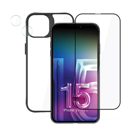 Apple iPhone 15 Plus - 3mk Comfort Set 4 in 1
