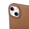 iCarer CE Premium Leather Folio Case skórzane etui iPhone 14 Plus z klapką magnetyczne MagSafe brązowy (WMI14220715-BN)
