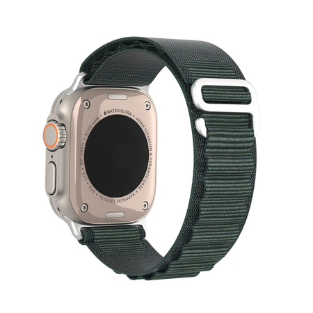 Sportschnallenarmband für Apple Watch Ultra 8/7/6/SE/5/4/3/2/1 (42, 44, 45, 49 mm) Dux Ducis Armband GS-Version – Grün