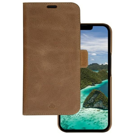 Etui dbramante 1928 Lynge 2w1 Wallet do   iPhone 14 Pro brązowy/brown