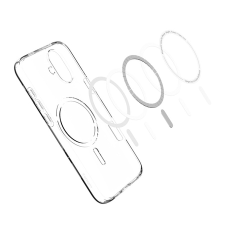 ETUI SPIGEN LIQUID CRYSTAL MAG MAGSAFE IPHONE 16 CLEAR