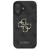 Original Handyhülle IPHONE 16 PLUS Guess Hardcase 4G Big Logo (GUHCP16M4GMGGR) schwarz