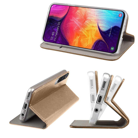 Kabura Smart Case book do SAMSUNG A05S złoty