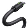 USAMS Kabel USB-C/USB-C 1m SJ734 czarny/black  YU Series SJ734USB01 (US-SJ734)