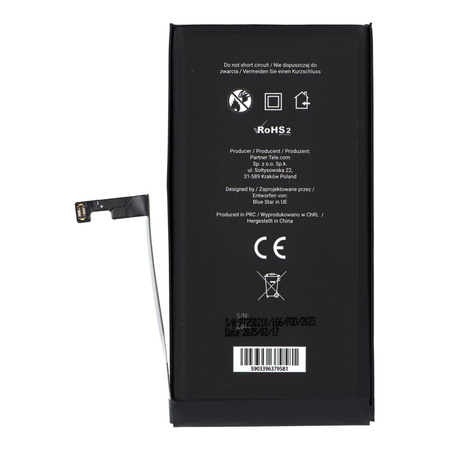 BLUE STAR HQ bateria do IPHONE 15 Plus 4383 mAh