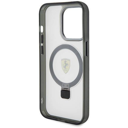 Ferrari FEHMP15LUSCAH iPhone 15 Pro 6.1" transparent hardcase Ring Stand 2023 Collection MagSafe