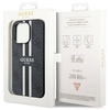 Guess GUHMP14LP4RPSK iPhone 14 Pro 6.1" czarny/black hardcase 4G Printed Stripes MagSafe