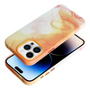 Leather Mag Cover kompatybilne z MagSafe do IPHONE 14 PRO MAX orange splash