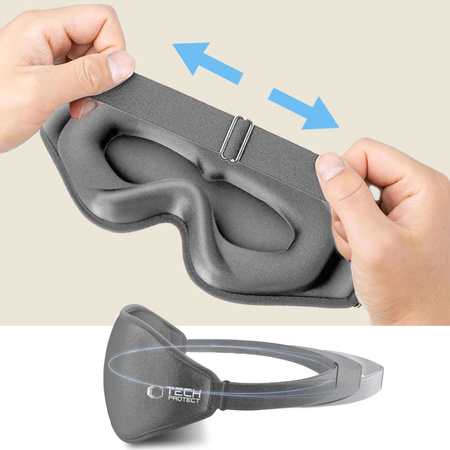 TECH-PROTECT EYESHADE SLEEP MASK GREY