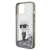 Karl Lagerfeld nakładka do iPhone 15 6,1" KLHCP15SLKKNSK transparentna hardcase Liquid Glitter Ikonik