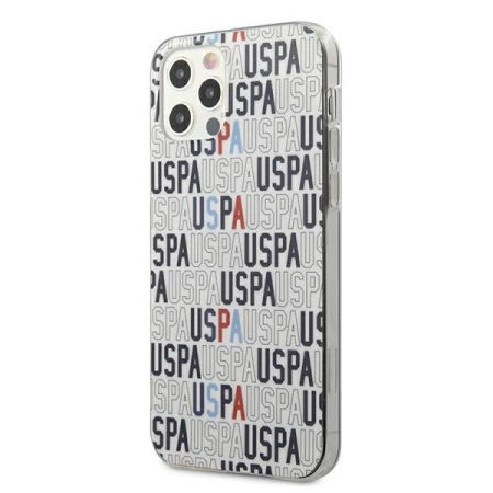 US Polo USHCP12MPCUSPA6 iPhone 12 Pro / iPhone 12 biały/white Logo Mania Collection