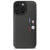 Etui BMW M Perforated Tricolor Detail Line na iPhone 16 Pro Max - ciemnoszare