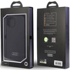 Audi Silikonhülle iPhone 14 6,1&quot; schwarz/schwarz Hardcase AU-LSRIP14-Q3/D1-BK
