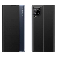 Sleep Case Booktype Case Smart Schutzhülle Aufklappbare Hülle für Samsung Galaxy A22 4G schwarz