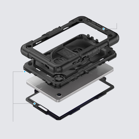 Etui SAMSUNG GALAXY TAB A9+ Tech-Protect Solid360 czarne