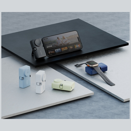 PowerBank 3w1 Bazic Koda 5000mAh PD20W   USB-C/Lightning czarny