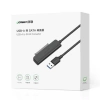 Ugreen adapter przejściówka dysku HDD SSD 2,5'' SATA III 3.0 - USB 3.2 Gen 1 (SuperSpeed USB 5 Gbps) czarny (70609 CM321)
