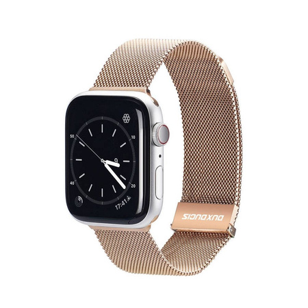 Pasek do APPLE WATCH 38 / 40 / 41 MM Dux Ducis Strap Milanese złote