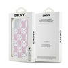 DKNY DKHCP15SLCPEPP iPhone 15 / 14 / 13 6.1" różowy/pink hardcase Liquid Glitter Multilogo