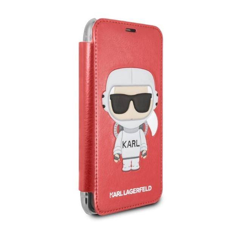 Original Case IPHONE X / XS Karl Lagerfeld Hardcase Karl Space Cosmonaut red