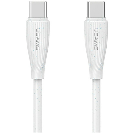 Kabel USAMS Green Series SJ716 60W USB-C do USB-C 1m biały