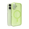 Puro Daylight Magsafe Compatible Silicone Case for iPhone 17 - Translucent Green