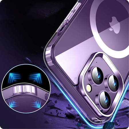 Etui SAMSUNG GALAXY S24 Tech-Protect FlexAir Hybrid MagSafe transparentne