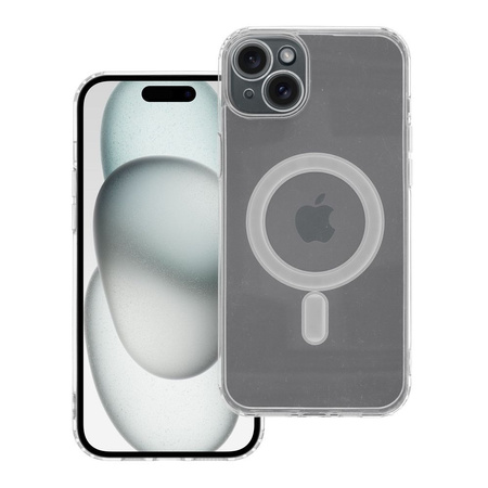 Futerał Clear Mag Cover z ochroną aparatu kompatybilny z MagSafe do IPHONE 15 PLUS