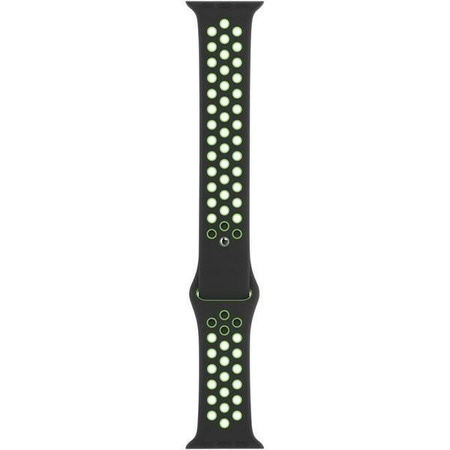 Pasek Apple Watch MXQW2FE/A 38/40/41mmNike Sport Brand czarno-limonkowy/black-lime blast