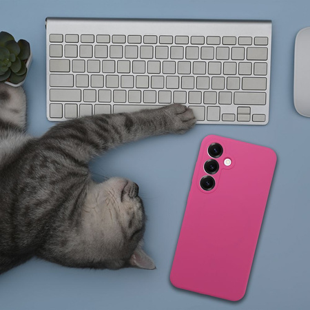 Futerał SILICONE 2mm do REALME 15 / 15 PRO róż