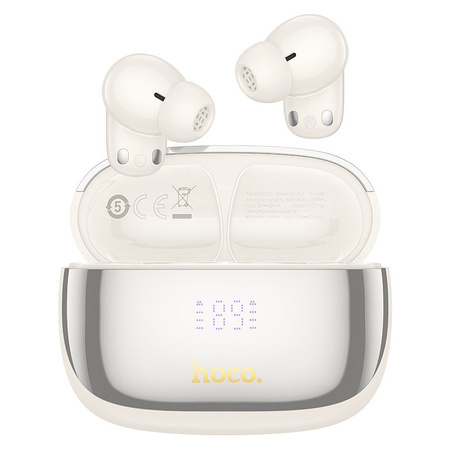 HOCO słuchawki bezprzewodowe bluetooth TWS ANC + ENC EQ20 białe