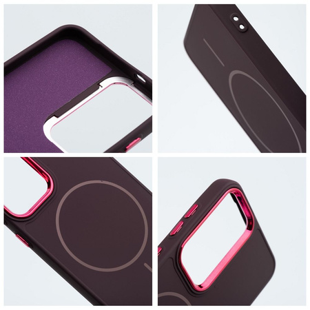 Futerał FRAME MAG COVER kompatybilny z MagSafe do SAMSUNG A26 fioletowy