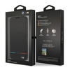 Case BMW BMBKS22SPUCARTCBK S22 S901 black / black bookcase M Collection Triangles